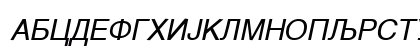 Helvetica Cirilica Italic