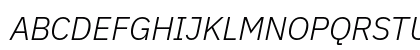 IBM Plex Sans Light Italic