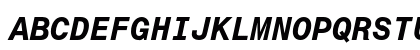 Monospace 821 Bold Italic Monospace 821 Bold Italic