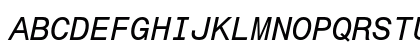 Monospace 821 Italic Monospace 821 Italic
