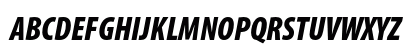 Myriad Pro Black Condensed Italic