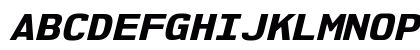 NK57 Monospace Semi-Expanded ExtraBold Italic NK57 Monospace Semi-Expanded ExtraBold Italic