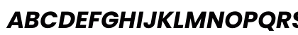 Poppins Bold Italic Poppins Bold Italic