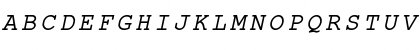 ER Kurier KOI-8 Italic Font