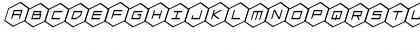HEX:gon Staggered Italic Italic Font HEX:gon Staggered Italic Italic Font