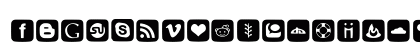 SOCIAL FONT ICONS Medium