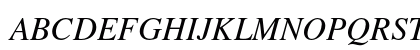 Times Italic Times Italic
