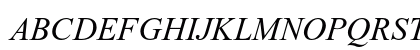 Times New Roman PS Italic Times New Roman PS Italic