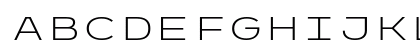 Trispace Expanded ExtraLight Regular