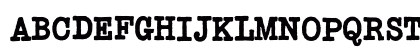 Typewriter Bold