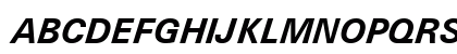 Univers Bold Italic Univers Bold Italic