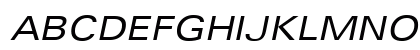 Univers Extended Medium Italic Univers Extended Medium Italic
