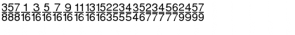 FractionsSans Regular Font