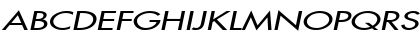 Fusi Extended Italic Font