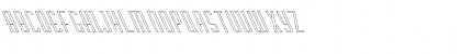 FZ BASIC 44 HOLLOW LEFTY Bold Font