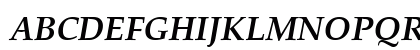 P052L Bold Italic