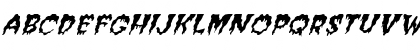 FZ UNIQUE 10 WAVEY ITALIC Normal Font