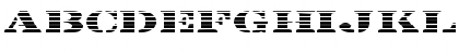 FZ UNIQUE 25 STRIPED EX Normal Font