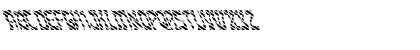 FZ UNIQUE 27 STRIPED LEFTY Normal Font