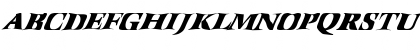 FZ WARPED 41 ITALIC Normal Font