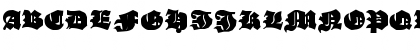 Ganz Grobe Gotisch Medium Font
