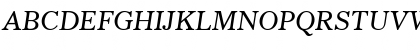 Gazette LT Roman Italic Font