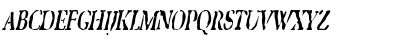 GhostTownCondensed Italic Font