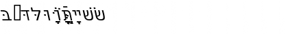 Hebrew7SSK Italic Font Hebrew7SSK Italic Font