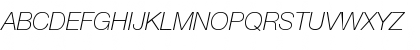 HelveticaNeue LT 36 ThinIt Regular Font