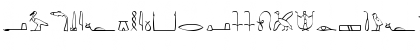Hieroglyphic Regular Font Hieroglyphic Regular Font