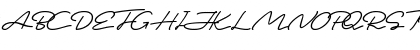 This is Signature Regular Font