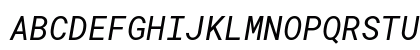 Roboto Mono Italic