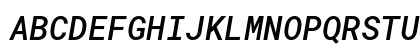 Roboto Mono Medium Italic