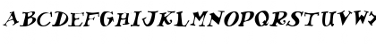 KoolKapsDisplay Italic Font