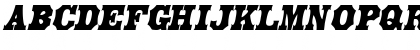 LibertySpike Oblique Font