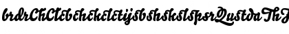 Bello Script Ligatures Font