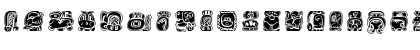 MayaMonthGlyphs Regular Font MayaMonthGlyphs Regular Font