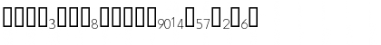 Bennington Fractions Font