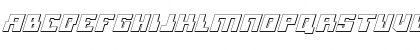 Micronian 3D Italic Italic Font
