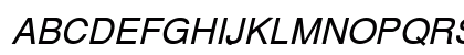HelveticaPlainItalic Regular