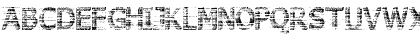 3D Noise Regular Font