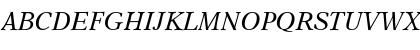 A831-Roman Italic Font