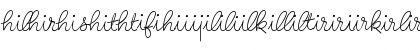 Birthday Ligatures Three Regular Font