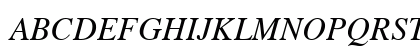 Times Italic Times Italic