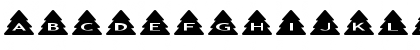 AlphaShapes xmas trees Normal Font