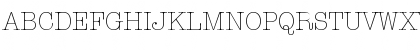 American Typewriter Light Font