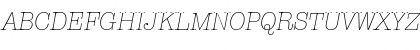 AmericanTypItcTEELig Italic Font