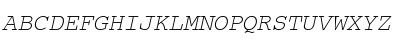 Bouvian-Oblique Regular Font