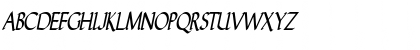 GuntherNarrow Italic Font GuntherNarrow Italic Font