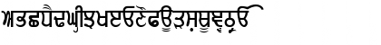Gurmukhi-Normal Regular Font